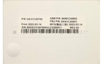 Lenovo 5KM1C40651 Keyboard_Mouse,Wireless,French,White_Grey,Non_Backlight