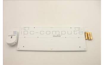 Lenovo 5KM1C40685 Keyboard_Mouse,Wireless,Nordic,White_Grey,Non_Backlight