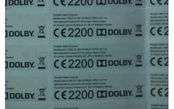 Lenovo 5L18C00966 A7-30H rating label&*HQ60401671000 CS