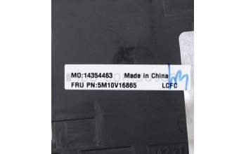 Lenovo 5M10V16865 C-Abdeckung mit Tastatur, Belgisch, Schwarz