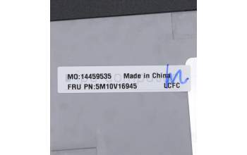 Lenovo 5M10V16945 C-Cover with keyboard, Czech/Slovakian, Silver, Non-Backlight, UK