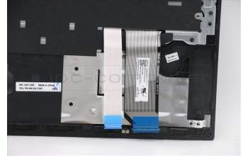 Lenovo 5M10V17021 C-Cover with keyboard, Slovenian, Black, Non-Backlight, UK