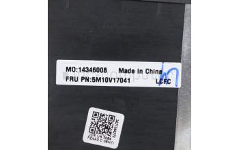 Lenovo 5M10V17041 C-Cover with keyboard, Arabic, Black, Backlight, US