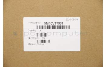 Lenovo 5M10V17061 C-Cover with keyboard, US English Euro, Black, Backlight, US