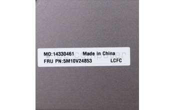 Lenovo 5M10V24853 C-Cover with keyboard, Hungarian, Iron Grey, WLAN, UK