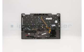 Lenovo 5M10V24867 C-Cover with keyboard, Switzerland, Iron Grey, WLAN, UK