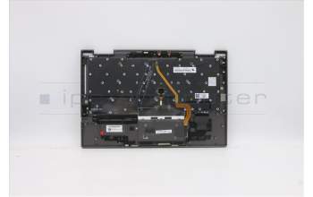 Lenovo 5M10V24892 C-Cover with keyboard, Italian, Iron Grey, WLAN, UK