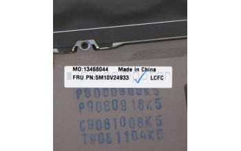 Lenovo 5M10V24933 C-Cover with keyboard, Nordic, Iron Grey, WWAN, UK