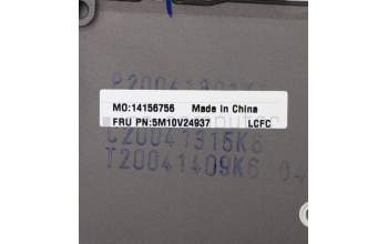 Lenovo 5M10V24937 C-Cover with keyboard, Spanish, Iron Grey, WWAN, UK