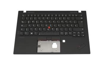 5M10V25541 Original Lenovo Tastatur inkl. Topcase DE (deutsch) schwarz/schwarz mit Backlight und Mouse-Stick