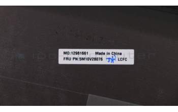 Lenovo MECH_ASM LCD REAR COVER,WQHD,RGB,ASM für Lenovo ThinkPad X1 Carbon 7th Gen (20R1/20R2)