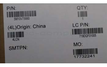 Lenovo 5M10V75660 MECH_ASM 16WUXGA,AG,HYB,BOE