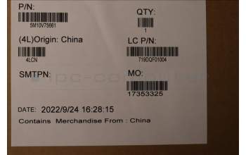 Lenovo 5M10V75661 Lenovo LCD Module, 16\", WUXGA, Non-Touch, Anti-Glare, IPS, 400nit, 100%sRGB, w/FHD&IR Hybrid Camera