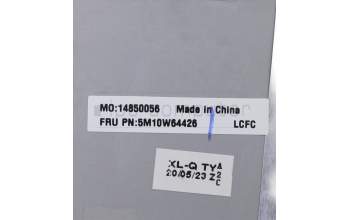 Lenovo 5M10W64426 C-Cover with keyboard,Czech Slovakian,Silver,Backlight