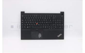 Lenovo 5M10W64519 C-Cover with keyboard, French, Black, Non-Backlight, Non-Fingerprint, US