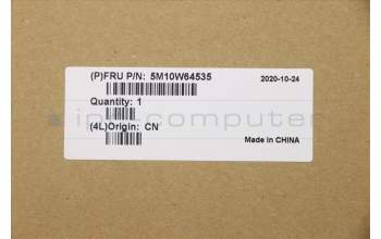 Lenovo 5M10W64535 MECH_ASM FRU ASM NBL NFPR BK US EURO ENG