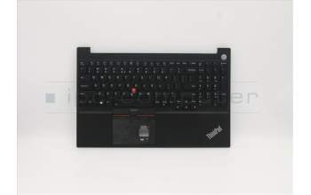 Lenovo 5M10W64640 C-Cover with keyboard,US English Euro,Black,Backlight,Fingerprint