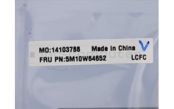 Lenovo 5M10W64652 MECH_ASM FRU MECH POWER_BTN W FP BK