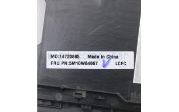 Lenovo 5M10W64667 MECH_ASM FRU MECH KB Cc_TR_FP_BK_US_RUS