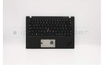 Lenovo 5M10W85901 C-Abdeckung mit Tastatur, Slowenisch, Tiefschwarz, WLAN