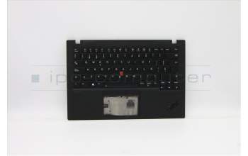 Lenovo 5M10W85938 C-Cover with keyboard, Spanish, Deep Black, WWAN, UK
