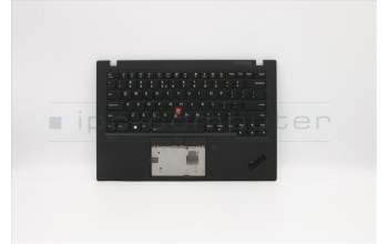 Lenovo 5M10W85992 C-Cover with keyboard, US English Euro, Deep Black, WWAN, US