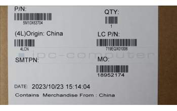 Lenovo 5M10X63704 MECH_ASM 13.3WUXGA,TCH,HybIR,BZ,Lbo+BOE