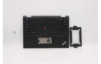Lenovo 5M10Y85867 C-Abdeckung mit Tastatur, Norwegisch, Hintergrundbeleuchtung, Kein WWAN