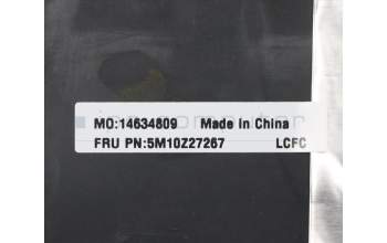 Lenovo 5M10Z27267 C-Cover with keyboard, French, Black, US