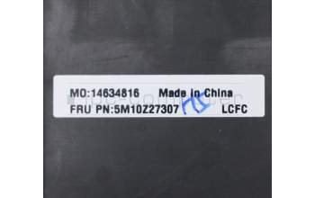 Lenovo 5M10Z27307 C-Abdeckung mit Tastatur, Norwegisch, Schwarz, Fingerabdruck