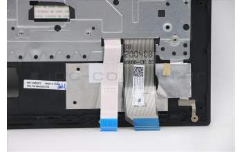 Lenovo 5M10Z27376 C-Cover with keyboard, Portuguese, Black, Backlight, FingerPrint, UK