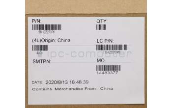 Lenovo 5M10Z27376 MECH_ASM FRU BLKB Cc_PT_FP_BK_UK_POR