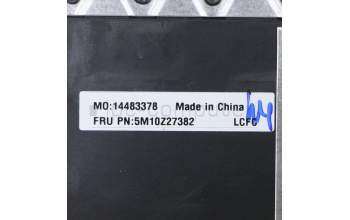 Lenovo 5M10Z27382 MECH_ASM FRU BLKB Cc_PT_FP_BK_UK_SWS