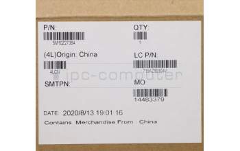 Lenovo 5M10Z27384 MECH_ASM FRU BLKB Cc_PT_FP_BK_UK_UK