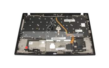 5M10Z27455 Original Lenovo Tastatur inkl. Topcase FR (französisch) schwarz/schwarz mit Backlight und Mouse-Stick