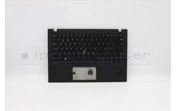 Lenovo 5M10Z27494 C-Cover with keyboard, Switzerland, Deep Black, WLAN, UK