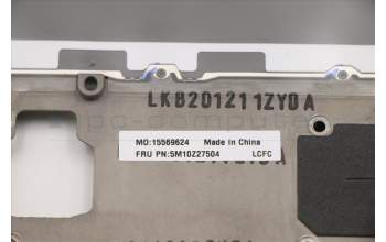 Lenovo 5M10Z27504 MECH_ASM GRP_KBD_BZL_UK ENG_WLAN_DB_TRA