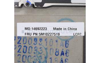 Lenovo 5M10Z27519 MECH_ASM GRP_KBD_BZL_Danish_WWAN_DB_CHY