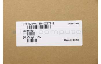 Lenovo 5M10Z27519 MECH_ASM GRP_KBD_BZL_Danish_WWAN_DB_CHY
