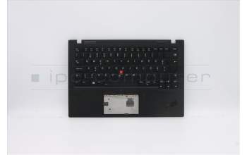 Lenovo 5M10Z27524 C-Cover with keyboard, Estonian, Deep Black, WWAN, UK
