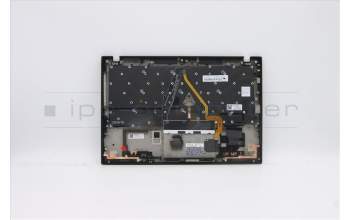 Lenovo 5M10Z27524 C-Cover with keyboard, Estonian, Deep Black, WWAN, UK