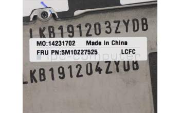 Lenovo 5M10Z27525 MECH_ASM GRP_KBD_BZL_USENG EURO_WWDB_CHY