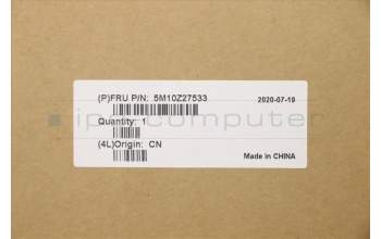 Lenovo 5M10Z27533 C-Cover with keyboard, Greek, Deep Black, WWAN, US