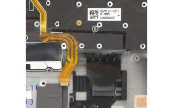 Lenovo 5M10Z27533 C-Cover with keyboard, Greek, Deep Black, WWAN, US