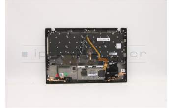 Lenovo 5M10Z37027 C-Cover with keyboard, Russian, Deep Black, WWAN, US