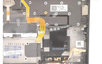 Lenovo 5M10Z37027 C-Cover with keyboard, Russian, Deep Black, WWAN, US