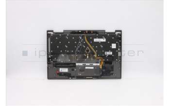 Lenovo 5M10Z37070 C-Cover with keyboard, Belgian, Iron Grey, WLAN, UK