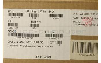 Lenovo 5M10Z37112 MECH_ASM GRP_KBD_BZL_Norwegian_WL_IG_CHY
