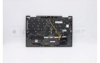 Lenovo 5M10Z37118 C-Cover with keyboard, Russian, Iron Grey, WLAN, US