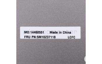 Lenovo 5M10Z37118 C-Cover with keyboard, Russian, Iron Grey, WLAN, US